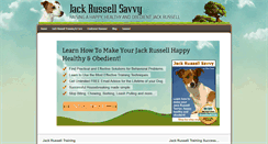 Desktop Screenshot of jackrussellsavvy.com